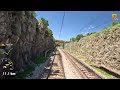 Cab Ride Rijeka - Zagreb (Zagreb–Rijeka Railway - M202, Croatia) train driver's view 4K