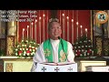 Fr. Ciano Homily about PAG-ANTUS - 8/30/2024