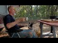 BEST Overland breakfast - Campfire Biscuits and Sausage Gravy. ChuckWagon Style. ASMR Style