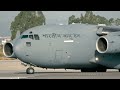 [4K] Indian Air Force C-17 at Barcelona-El Prat