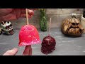 POISONED CANDIED APPLE build (Mine VS. Fright Props!) Cobwebs and Candlesticks