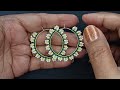 Circle Bloom Earrings/Daisy Hoops with Seed beads/Jewelry making Tutorial/Aretes Diy