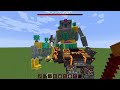 Netherite Monstrosity Vs. Dungeons Bosses Monsters in Minecraft