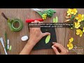 Hướng dẫn làm hoa mai từ cánh hoa cắt sẵn /oaihuong handmade