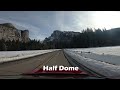 Yosemite Valley Winter in 2 min Highlight Drive Through