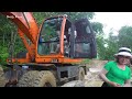 Rent An Excavator To Renovate The Farm After Big Flood - Rebuild The Bridge - Village Life