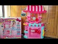 9 Minutes Satisfying with Unboxing Deluxe Hello Kitty Kitchen and Cafe 2in1 | ASMR