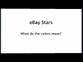 eBay Star Colors Feedback Ratings on eBay