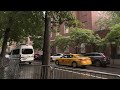 Rain Walk in Washington Square Park, New York City | 4K