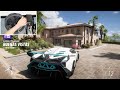 1400HP ! Lamborghini Veneno - Forza Horizon 5 | Steering Wheel Gameplay