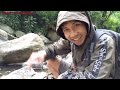 Cara Menemukan Sarang Channa Limbata Di Sungai || Mancing Ikan Channa Limbata Di Lereng Gunung