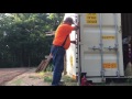 Leveling a Loaded Container in the Field with a Bottle Jack