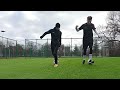 DOUBLE SYNC FOOTBALL SKILL MOVES #shorts