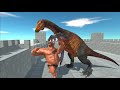 NEW UNIT HILL GIANT in Medieval Brick Castle vs ALL UNITS Animal Revolt Battle Simulator