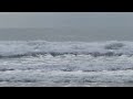 Nice morning on the St. Augustine beach with the waves and dolphins (2:20+) June 2024