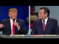 Donald Trump and Ted Cruz Clash at the Fox Business GOP Debate