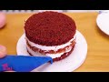 [💕Mini Cake 💕] Fancy Miniature Chocolate Cake Decorating With M&M Candy | Mini Bakery