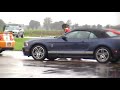 Two Mustang Shelbys waiting on Race Track for their Racing Battle