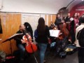 Awesome music inside a Paris metro station