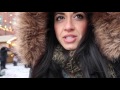 Braving the Cold At The Toronto Christmas Market | RealLeyla Vlog