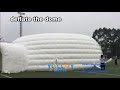 16m /53ft giant inflatable dome tent set up