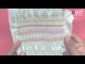 DIY Stitching Tutorial for Beginners - 01 | Smocking Patterns