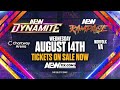 AEW Dynamite is returning to the Chartway Arena in Norfolk, VA on Wednesday, August 14th!