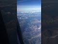 Flying over the Alps