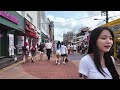 Hongdae Street Walking tour. Seoul City Korea 4k City Tour