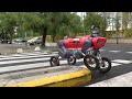 Learning Robust Autonomous Navigation and Locomotion for Wheeled-legged Robots