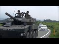 16式機動戦闘車 部隊移動光景