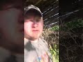 Exploring an abandoned corn crib