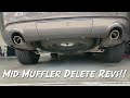 Dodge Durango R/T Mid Muffler Delete (X-Pipe Installed) Before and After