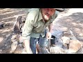 MY ULTIMATE STEAK AND FRIES over a fire camping - dry aged ribeye