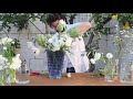 Baccarat Flower Arrangement Tutorial, Putnam Flower Channel