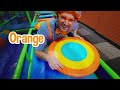 Blippi Learns Colors with Bouncy Balls and Toys! | 2 HOURS OF BLIPPI TOYS!