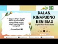 Dalan, Kinapudno ken Biag - July 27, 2024 #NewUpload #RadioDrama