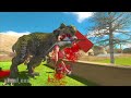 Run and Escape from Deadly T Rex - Animal Revolt Battle Simulator