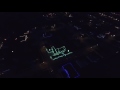 Drone view of Dancing Christmas Lights in Columbus