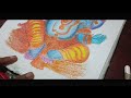 How To Draw Lord Ganesh Color || Lord Ganesha Drawing || Ganesh Drawing, Oil pastel Drawing