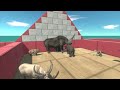 Relay Race Animals vs Dinosaurs - Animal Revolt Battle Simulator
