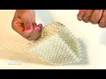 HOW TO MAKE A PEARL BEAD BAG/PEARL BEADED HAND BAG FOR BEGINNERS/DIY HOW TO MAKE YOUR OWN BEADED BAG