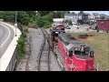 Abandoned railroad track restored to operation - Fall River, MA