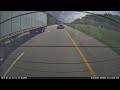 Forced off Road by Passing Semi Truck with Dangerous Lane Change