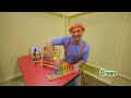 Blippi Learns Colors and Paints at Billy Beez Indoor Playground! Color Stories for Kids
