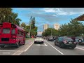 DRIVING TOUR 4K CLEARWATER FLORIDA to St. PETERSBURG FL