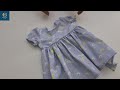 Very Easy Baby Dress Cutting and Sewing