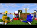 Dr. Eggman + Sonic.EYX And Tails Dancing Meme - Good Ending (Minecraft Animation) FNF