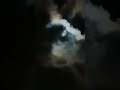 just some moon and clouds