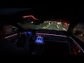 ASMR Highway Driving into the Night (No Talking, No Music) in the Mercedes S-Class